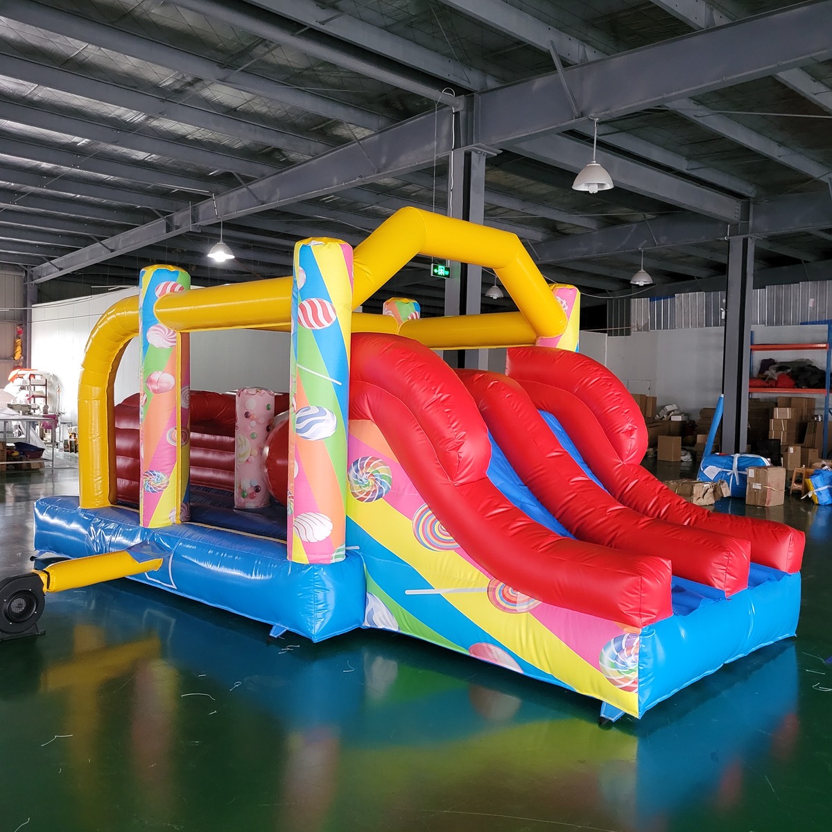 Kids Outdoor Inflatable - Ticari PVC Branda Çocuk Şişme Kale