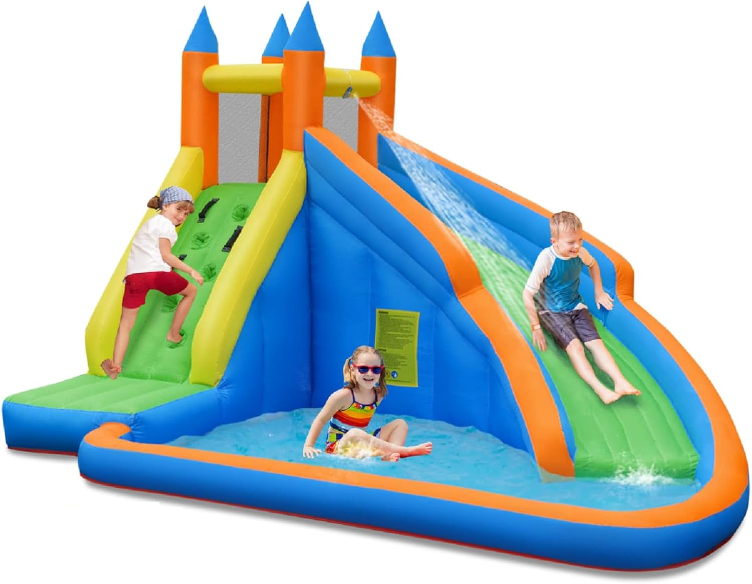 Kids Outdoor House - Dev Şişme Su Parkı Zıplama Evi,