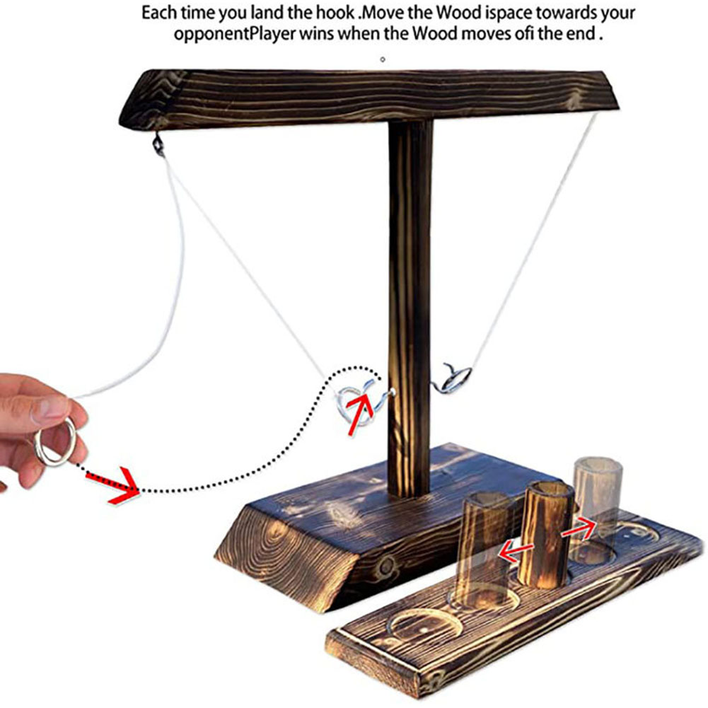 Kids Outdoor Ladder - Çocuklar Yetişkinler için Halka Atma Oyunları