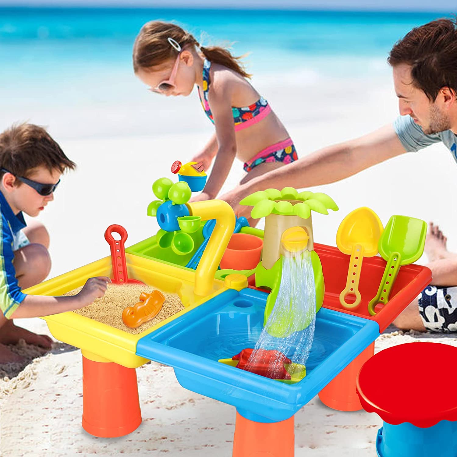 Kids Outdoor Water Play Table - Plaj masa kum oyun oyuncaklar çocuk