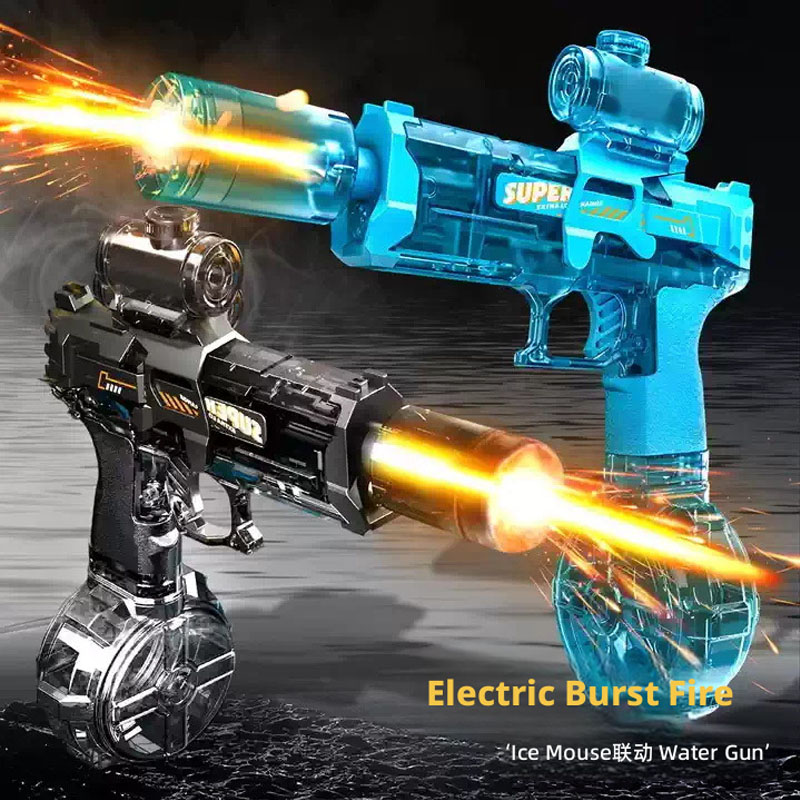 Water Gun Soaker - Elektrikli Su Tabancaları, Güçlü Jetler, Otomatik