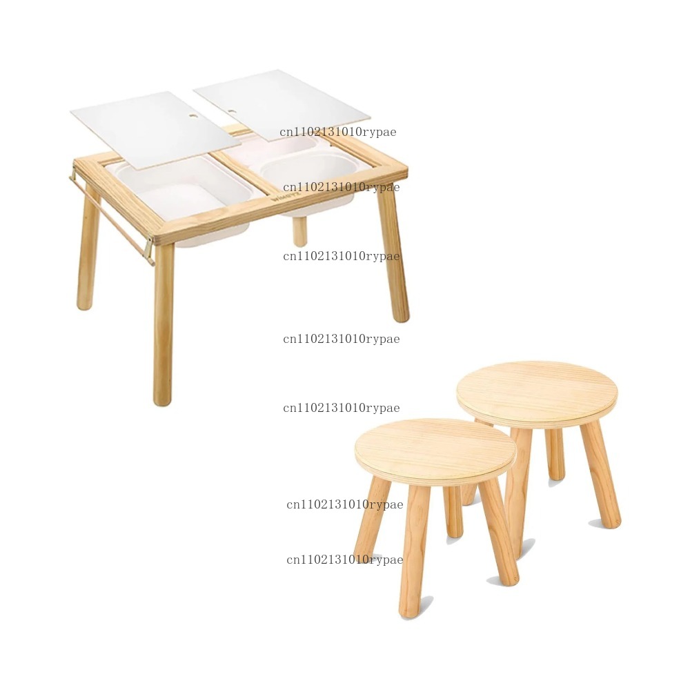 Kids Outdoor Sensory Table - Güvenlik Özellikli Çocuk Duyusal Masası Çift
