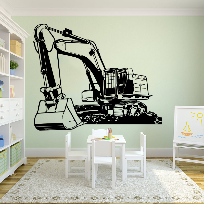 Kids Outdoor Excavator - Büyük Ağır Ekipman Ekskavatör Kazıcı Duvar