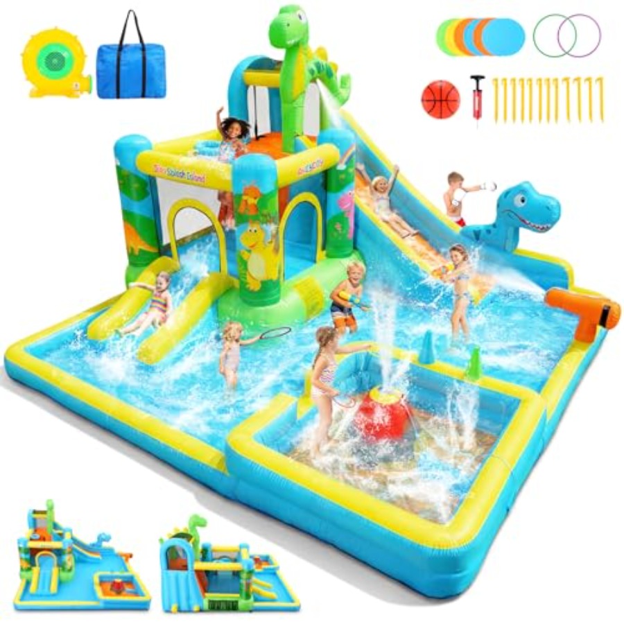 Kids Outdoor House - Açık hava arka bahçe şişme su