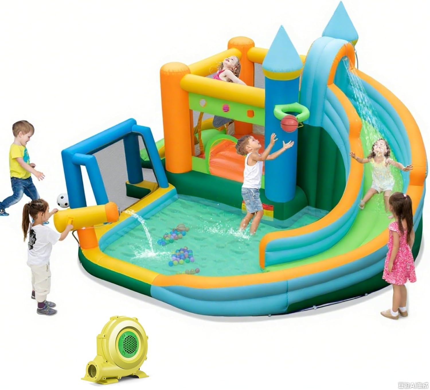 Kids Outdoor House - Büyük Çocuklar İçin 9'u 1 Arada