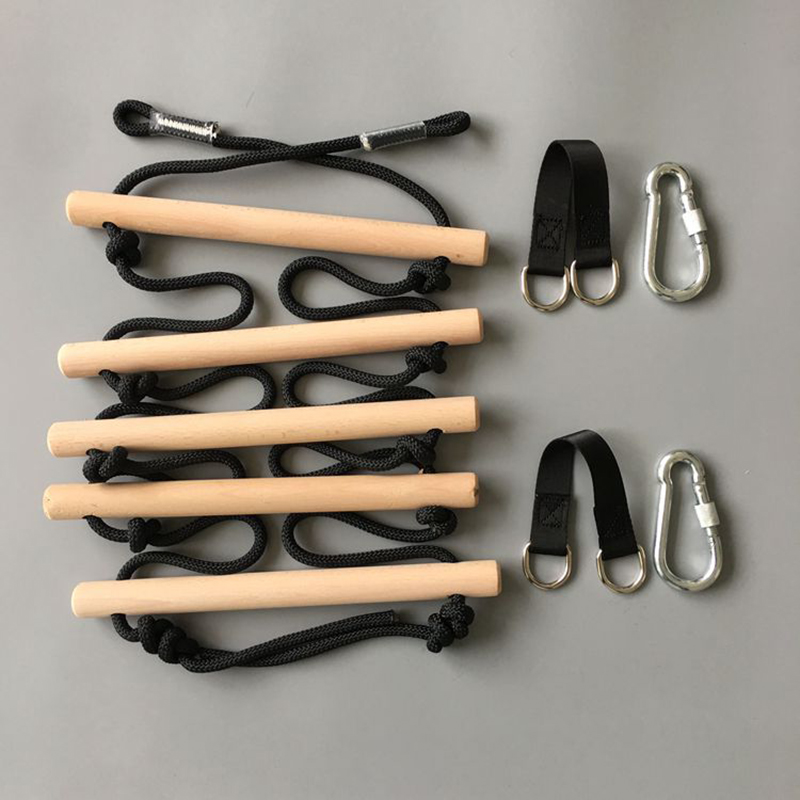 Kids Outdoor Ladder - Çocuk için tırmanma halat merdiven, ahşap