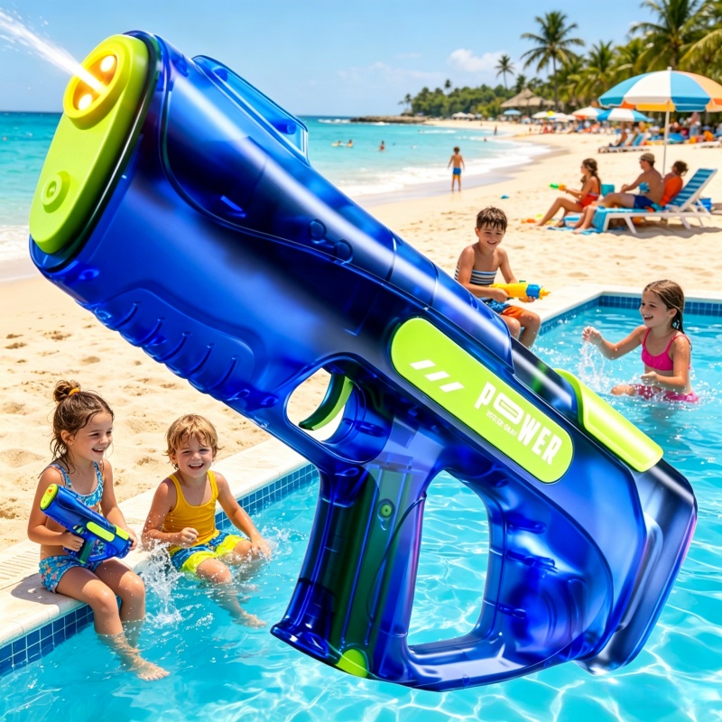 Water Gun Soaker - Çocuklar için Elektrikli Sürekli Atışlı Su
