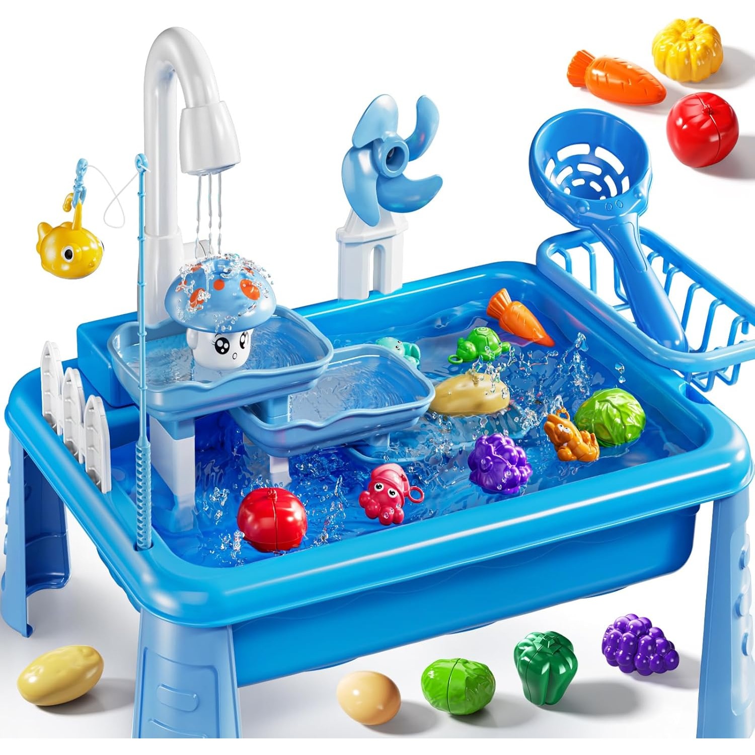 Kids Outdoor Water Play Table - Çocuklar için Su Masası Oyun Lavabosu