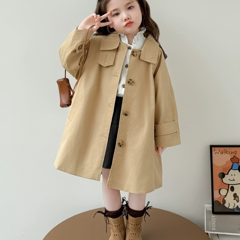 Kids Outdoor Clothing - Kız Çocuk Mont Rüzgarlık Ceket Pamuklu