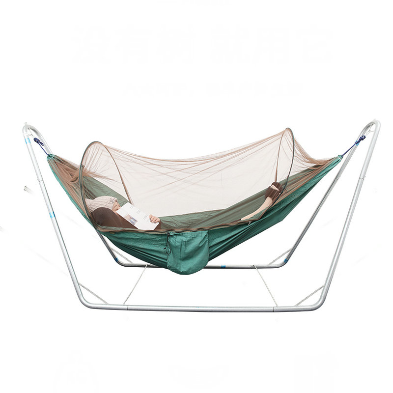 Kids Outdoor Hammock Swing - Standlı Taşınabilir Kapalı Açık Hamak, Tekli