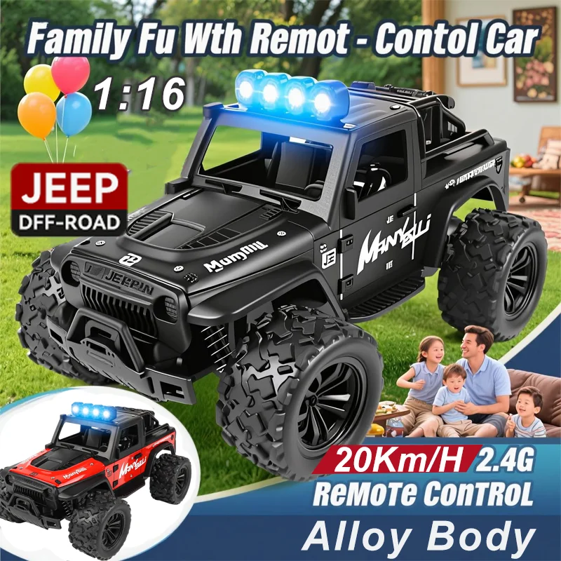 Kids Outdoor Jeep - Yeni Alaşımlı JEEP Yarış Arabası 1:16