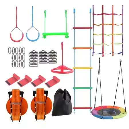 Kids Outdoor Monkey Bar Set - Çocuklar için Savaşçı Engel Parkuru Seti