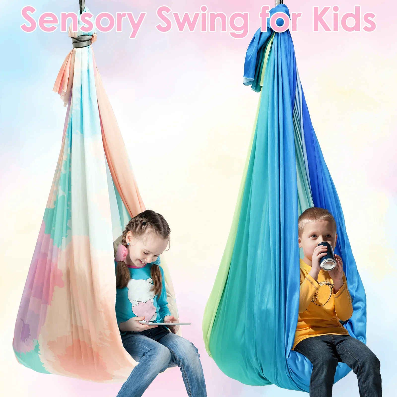 Kids Outdoor Hammock Swing - Duyusal Salıncak Rahat Çocuklar İçin Duyusal