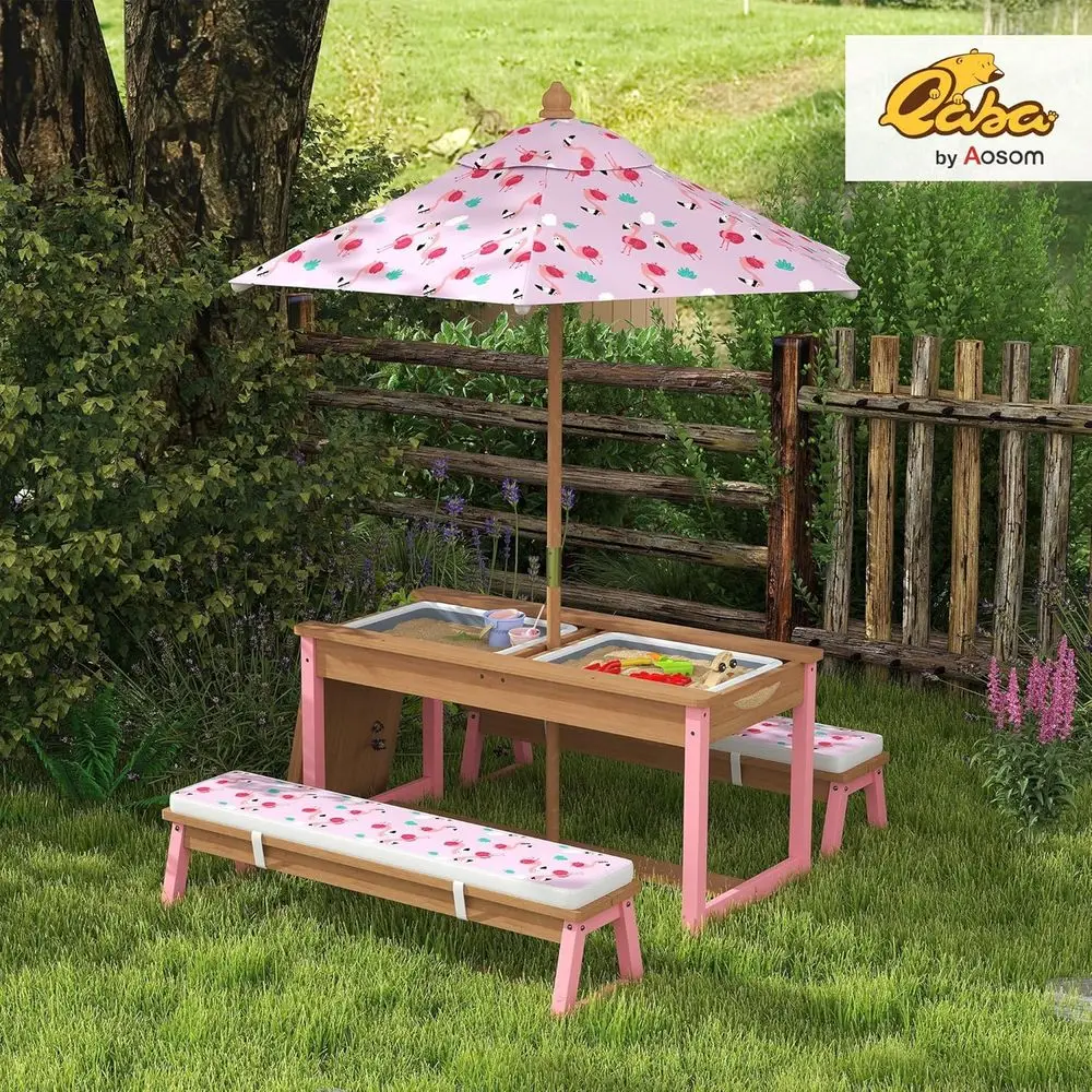 Ahşap Piknik Masası Seti, Şems - Kids Outdoor Umbrella For Table incelemesi ve fiyatı