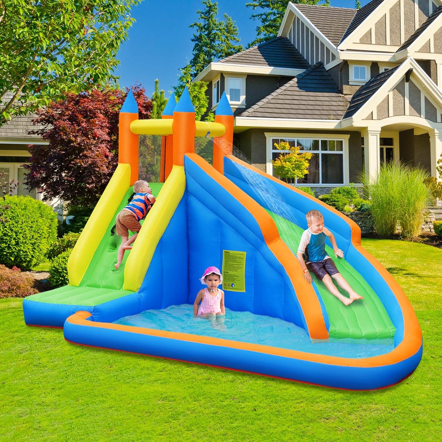 Dev Şişme Su Parkı Zıplama Evi - Kids Outdoor House incelemesi ve fiyatı
