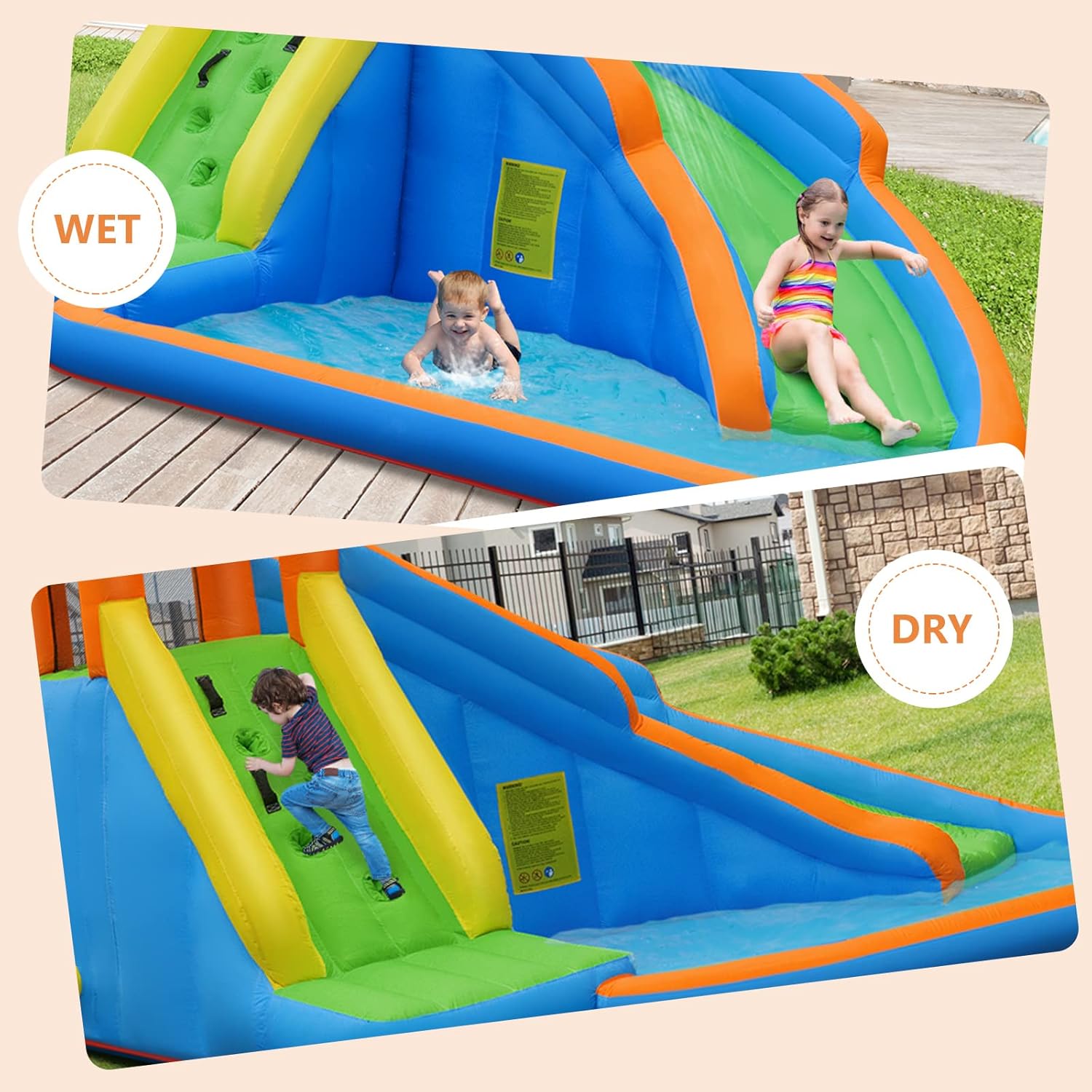 Dev Şişme Su Parkı Zıplama Evi - Kids Outdoor House incelemesi ve fiyatı