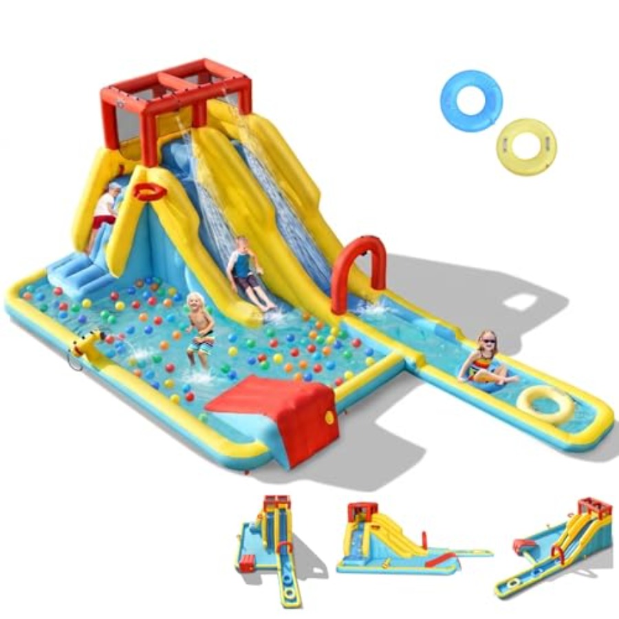 3-12 yaş arası çocuklar için ç - Kids Outdoor Inflatable Water Slide incelemesi ve fiyatı