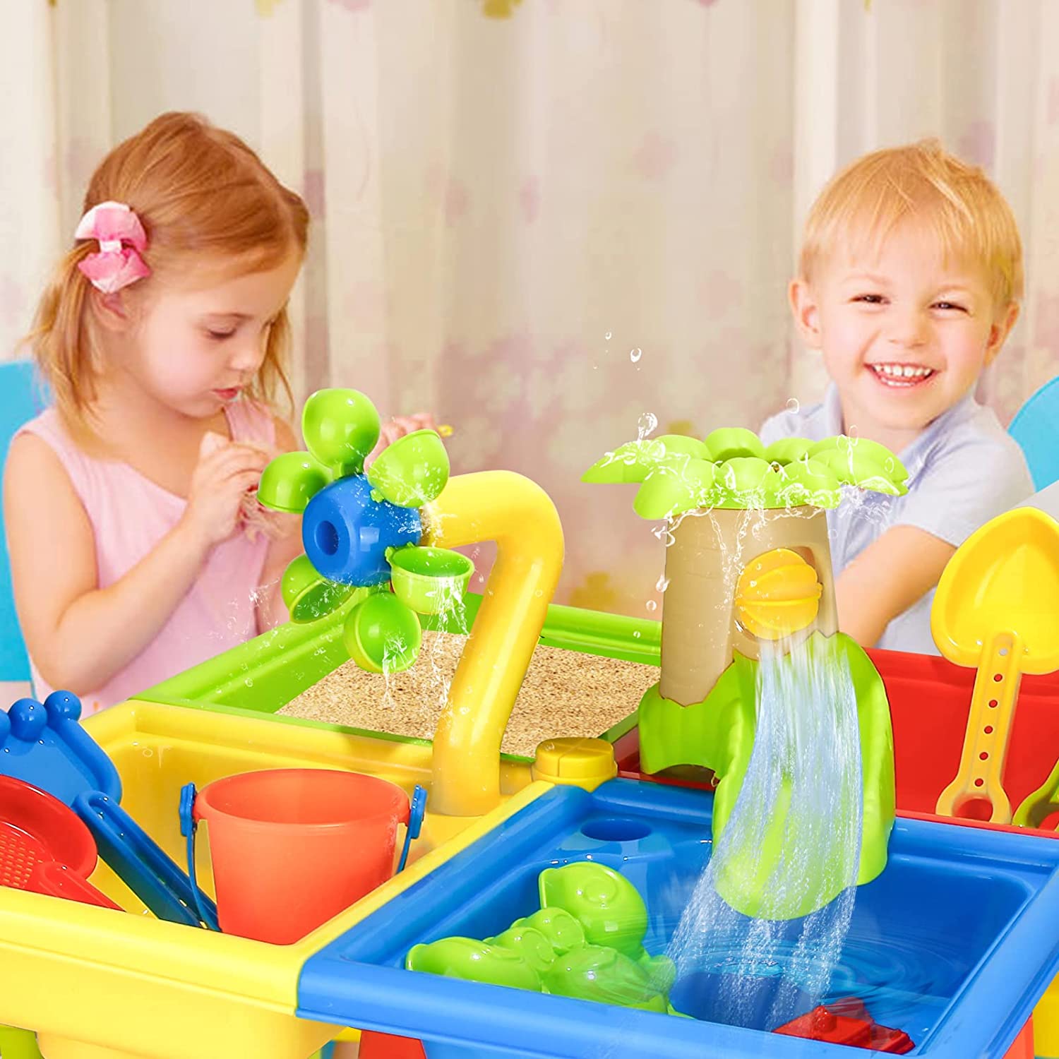 Plaj masa kum oyun oyuncaklar  - Kids Outdoor Water Play Table incelemesi ve fiyatı