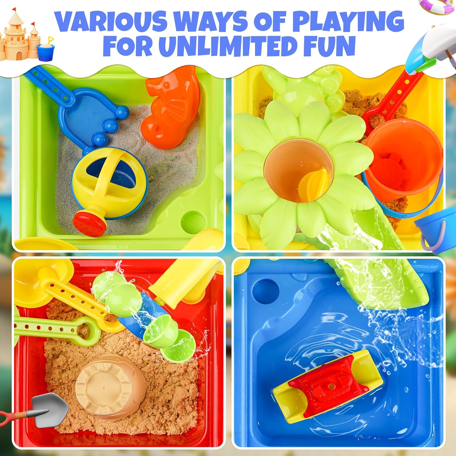 Yeni yürümeye başlayan çocukla - Kids Outdoor Sensory Table incelemesi ve fiyatı