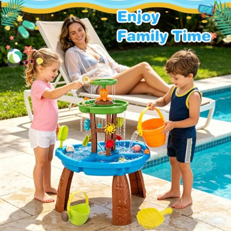 3-8 yaş arası çocuklar için aç - Kids Outdoor Sensory Table incelemesi ve fiyatı