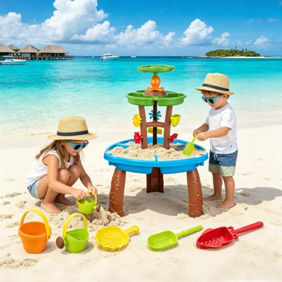 3-8 yaş arası çocuklar için aç - Kids Outdoor Sensory Table incelemesi ve fiyatı