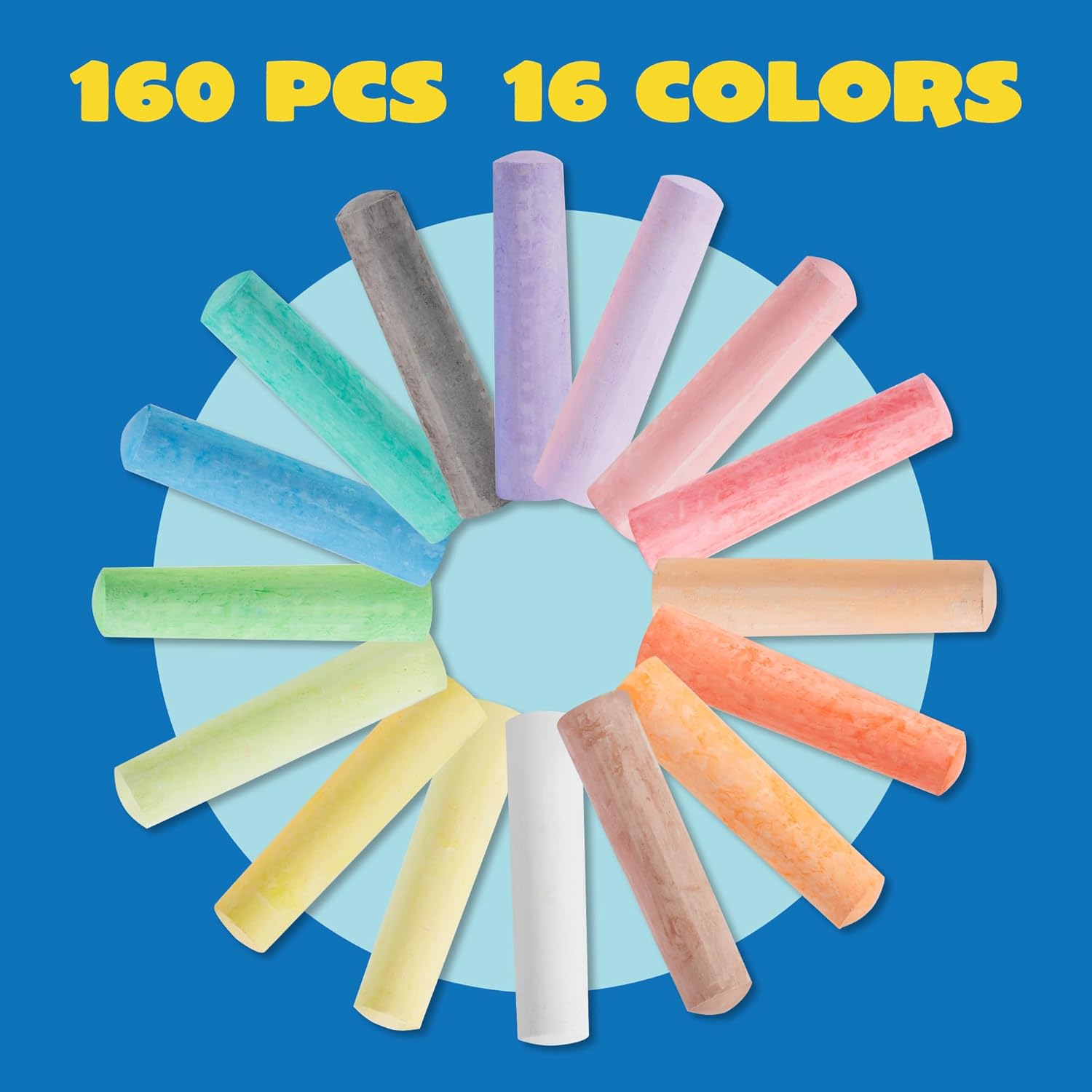160 Adet Yol Boyama Seti, Toks - Chalk Outdoor Jumbo incelemesi ve fiyatı