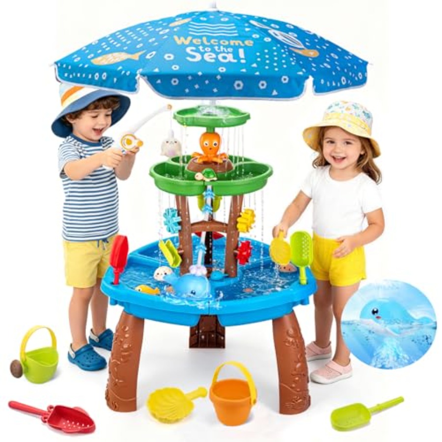 3-8 yaş arası çocuklar için aç - Kids Outdoor Sensory Table incelemesi ve fiyatı
