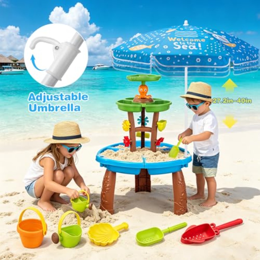 3-8 yaş arası çocuklar için aç - Kids Outdoor Sensory Table incelemesi ve fiyatı