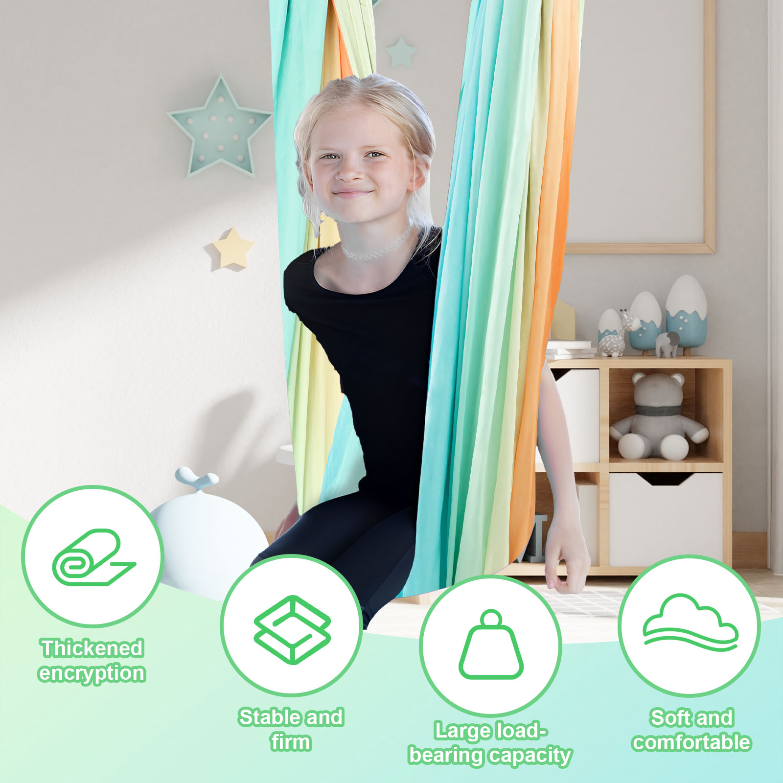 Duyusal Salıncak Sakinleştiric - Kids Outdoor Hammock Swing incelemesi ve fiyatı