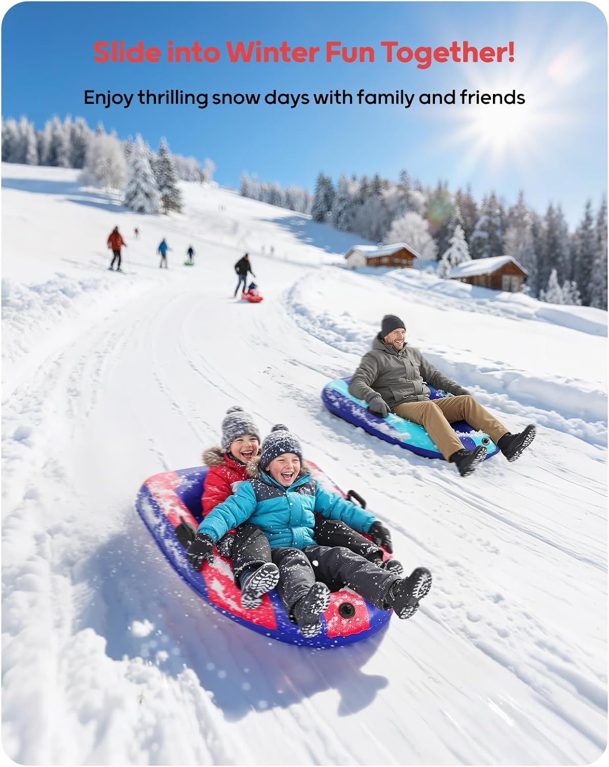 QPAU Şişme PVC Kar Kızakları A - Kids Outdoor Inflatable incelemesi ve fiyatı