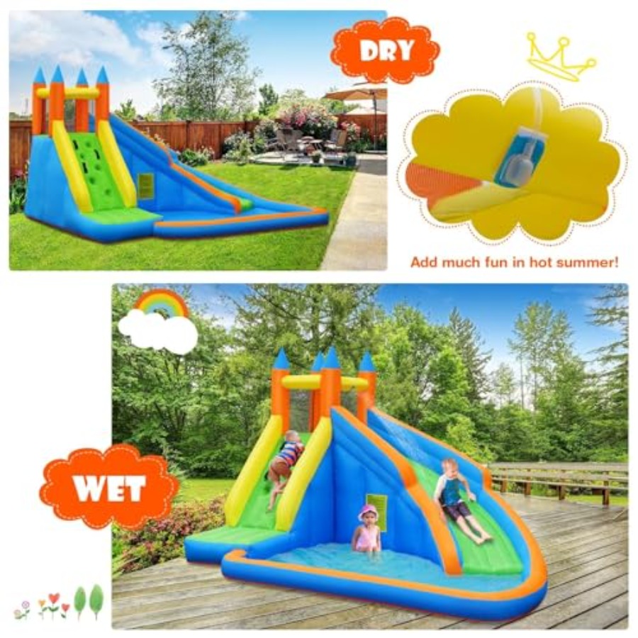 Çocuklar için şişme su kaydıra - Kids Outdoor Inflatable Water Slide incelemesi ve fiyatı