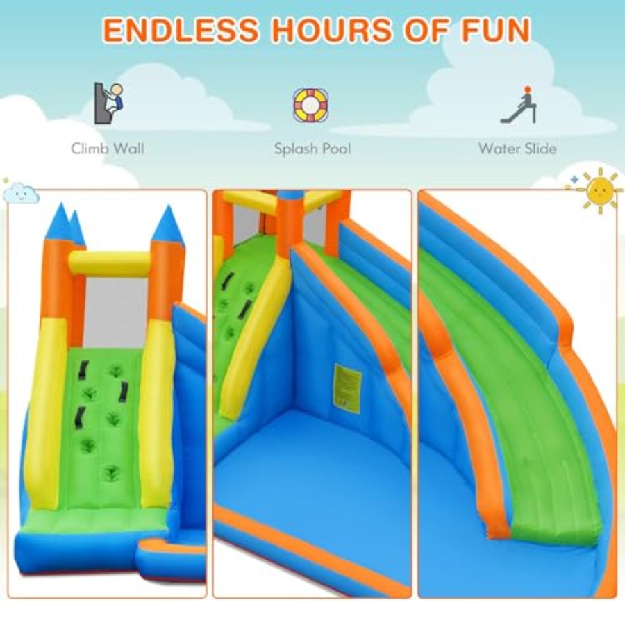 Çocuklar için şişme su kaydıra - Kids Outdoor Inflatable Water Slide incelemesi ve fiyatı