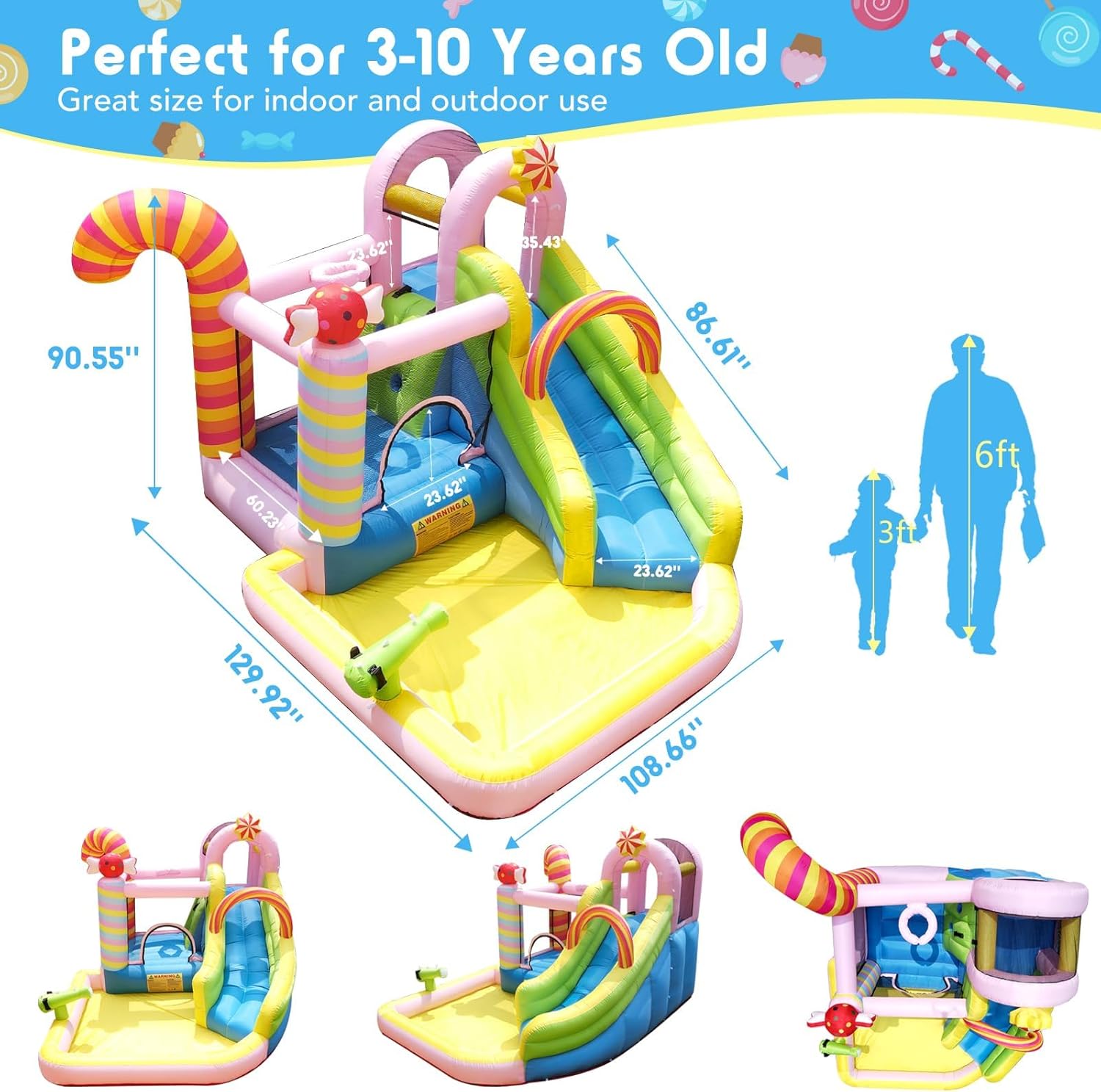 Çocuklar için Şişme Su Kaydıra - Kids Outdoor House incelemesi ve fiyatı