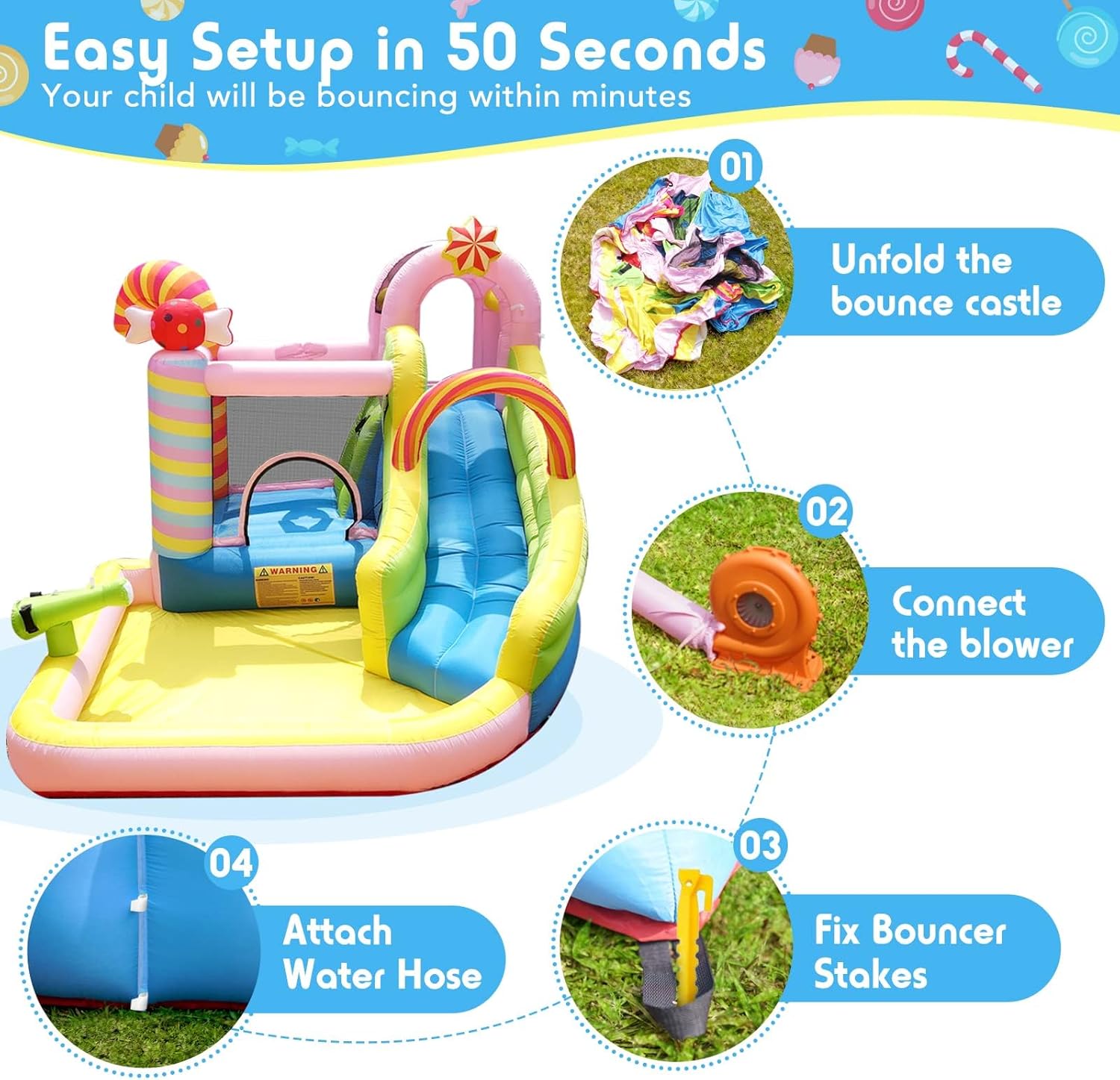 Çocuklar için Şişme Su Kaydıra - Kids Outdoor House incelemesi ve fiyatı