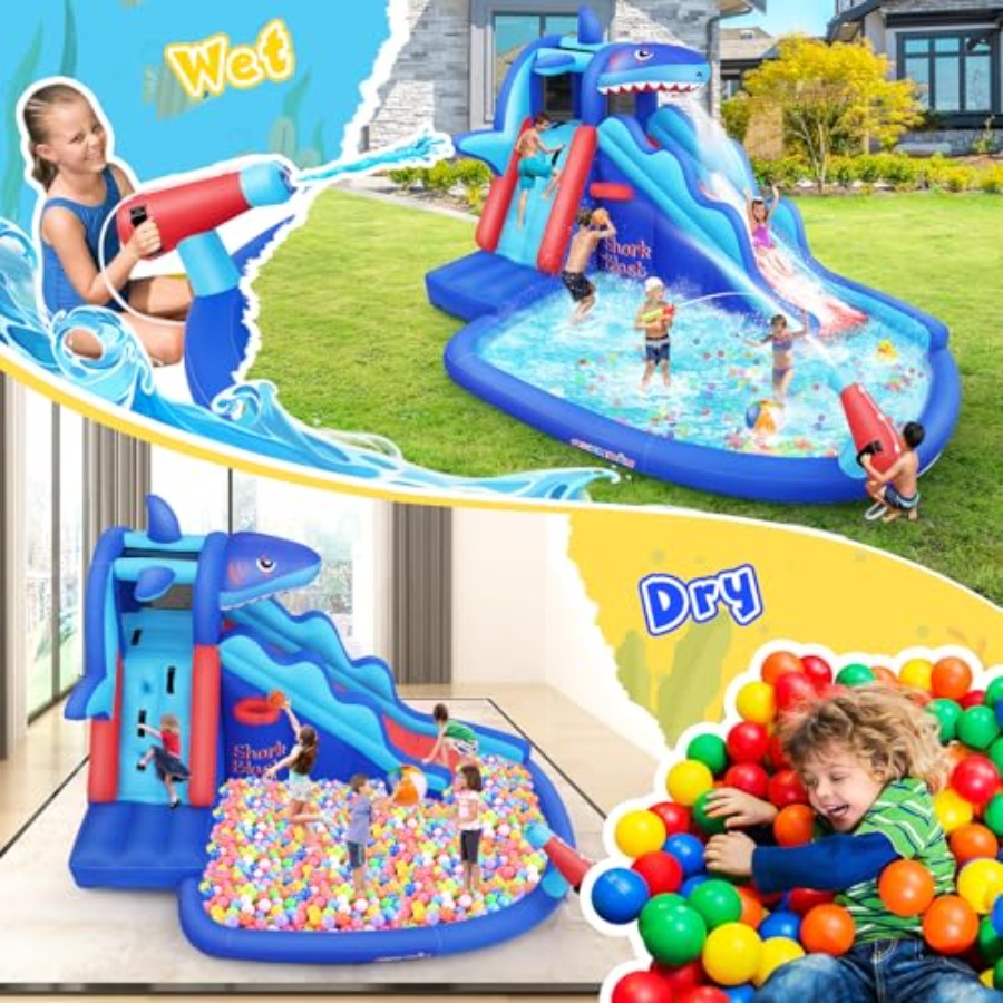 3-12 yaş arası çocuklar için a - Kids Outdoor Inflatable Water Slide incelemesi ve fiyatı