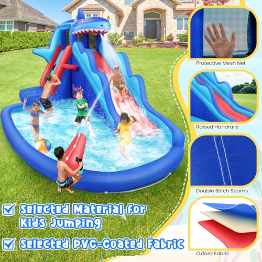 3-12 yaş arası çocuklar için a - Kids Outdoor Inflatable Water Slide incelemesi ve fiyatı