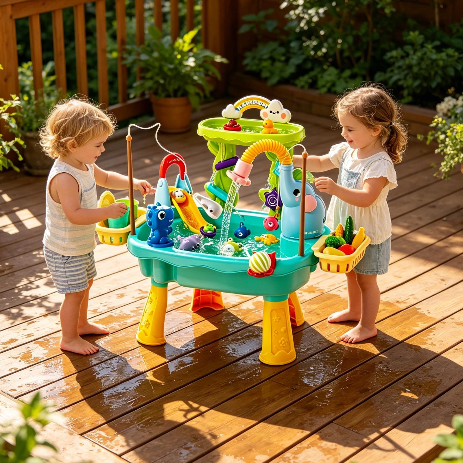 Geliştirilmiş Çocuk Su Masası  - Kids Outdoor Sensory Table incelemesi ve fiyatı