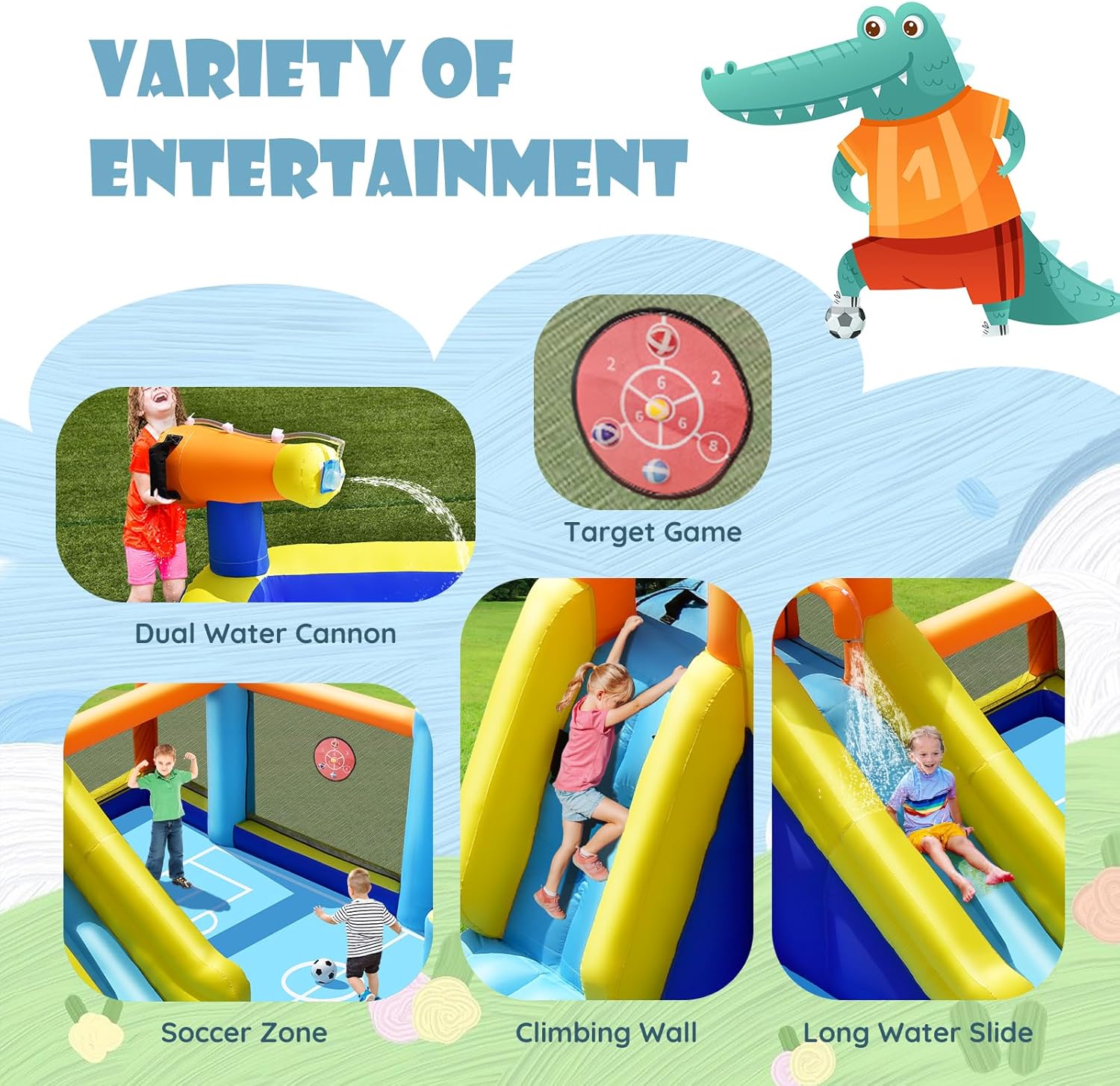 Dev Şişme Su Kaydırağı, Futbol - Kids Outdoor House incelemesi ve fiyatı