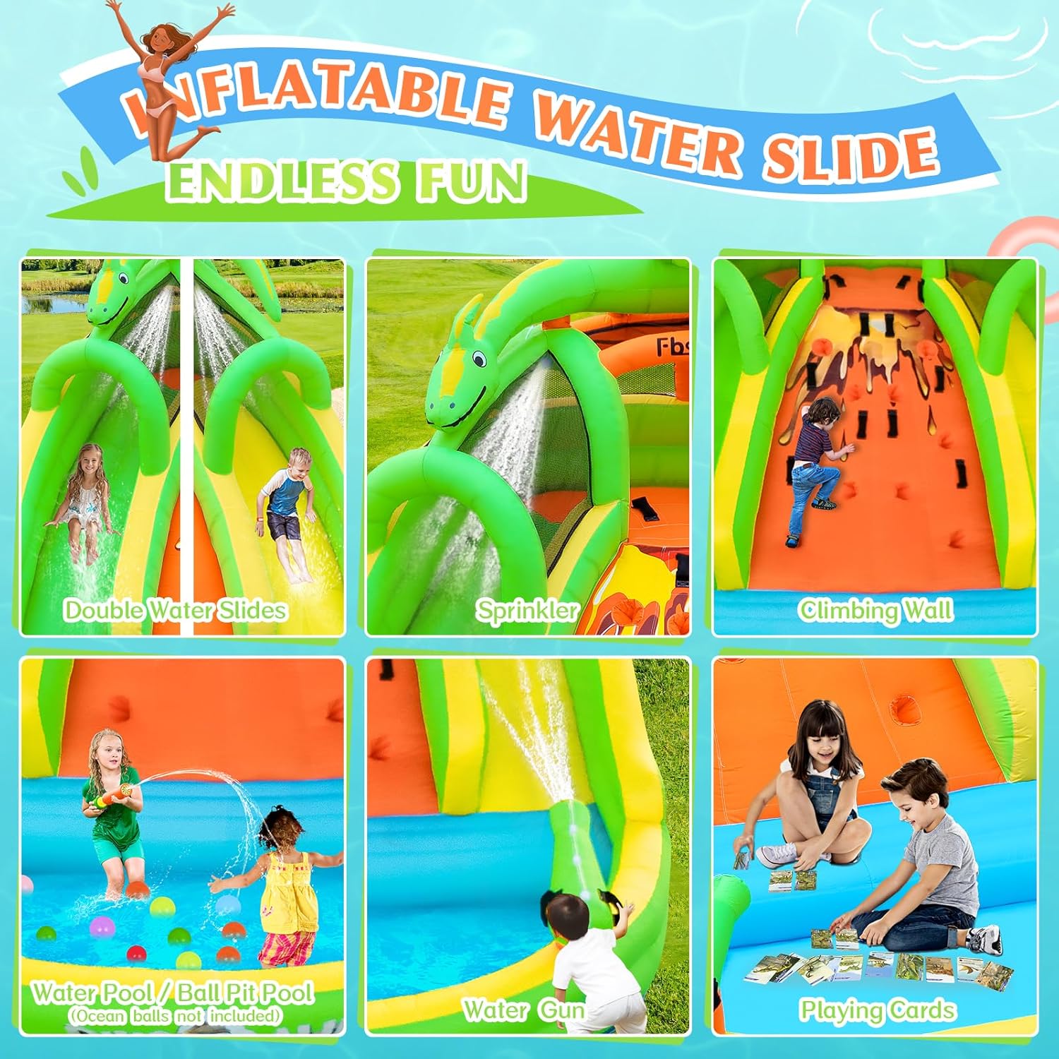 Çocuklar İçin Şişme Oyun Evi,  - Kids Outdoor House incelemesi ve fiyatı