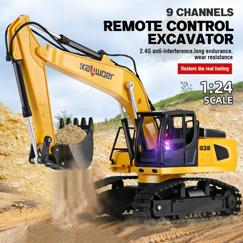 Huina Rc Ekskavatör 1/24 9Ch U - Kids Outdoor Excavator incelemesi ve fiyatı