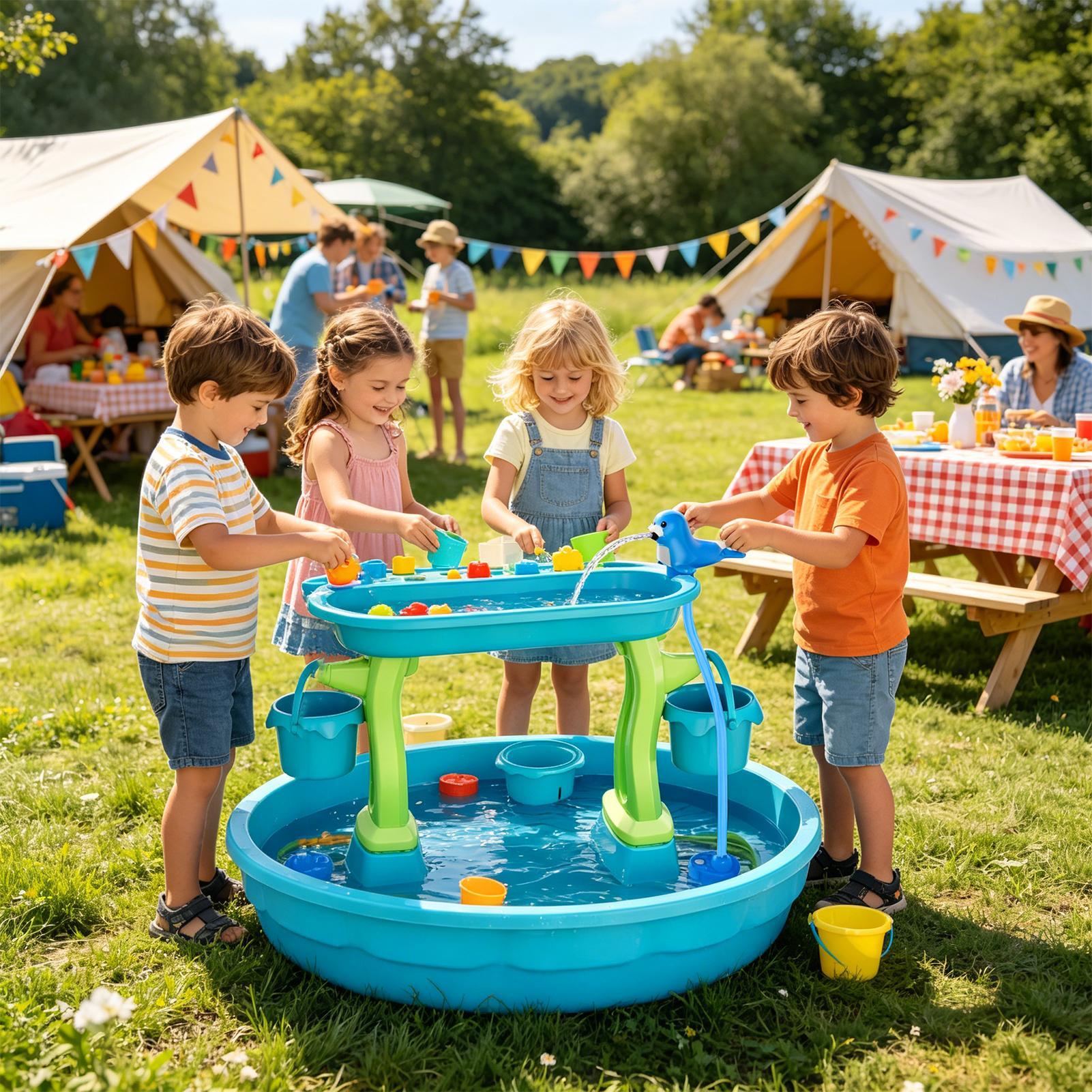 Şarj edilebilir su tablası püs - Kids Outdoor Water Play Table incelemesi ve fiyatı