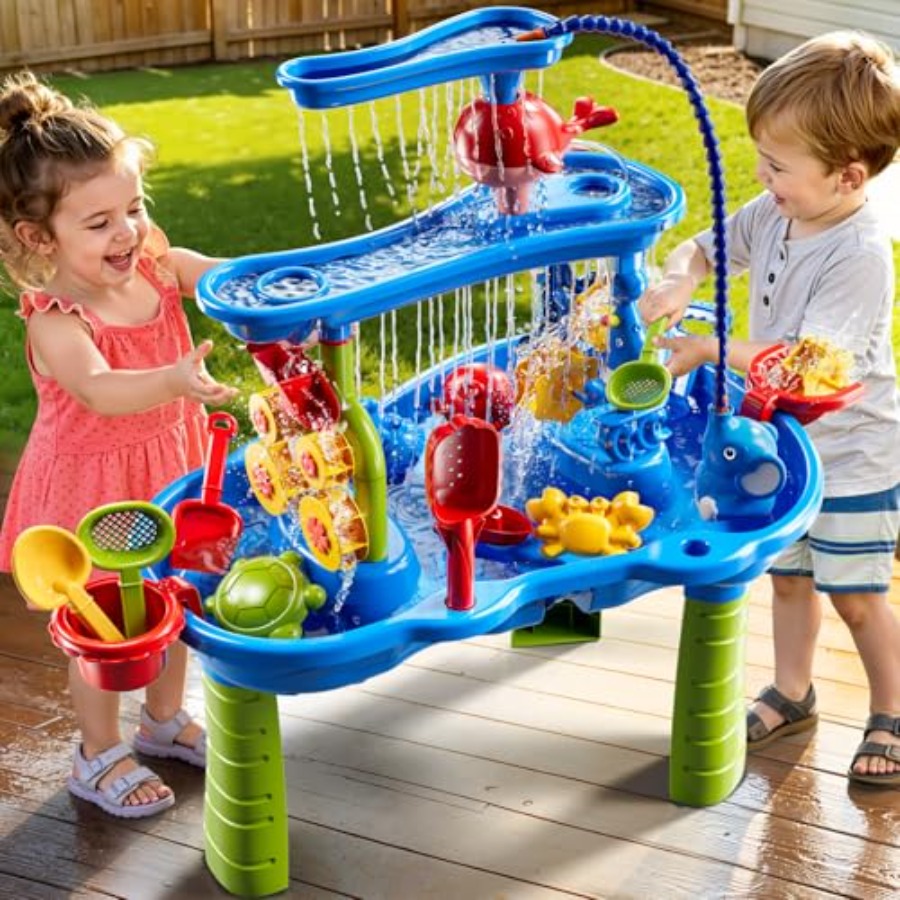 4-8 yaş arası çocuklar için aç - Kids Outdoor Sensory Table incelemesi ve fiyatı