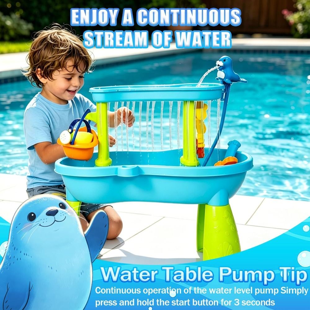Taşınabilir Matkapsız Çocuk Su - Kids Outdoor Water Play Table incelemesi ve fiyatı