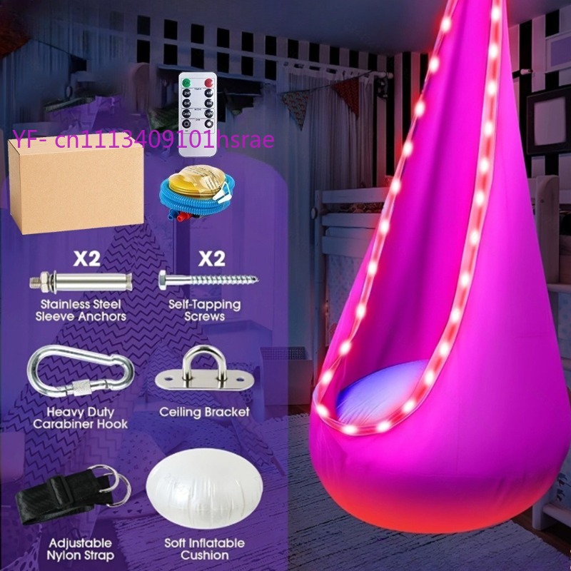 Parlayan LED'li Şişme Hamak Ta - Kids Outdoor Hammock Swing incelemesi ve fiyatı