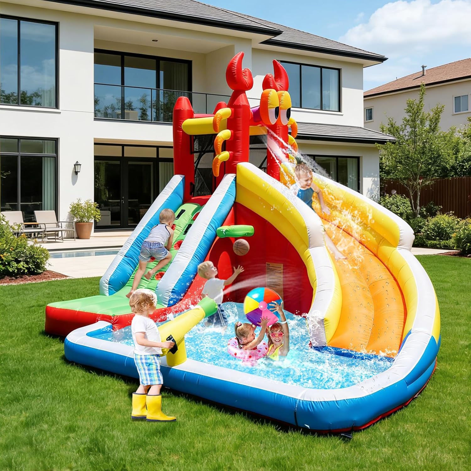 Çocuklar için Su Kaydıraklı Bü - Kids Outdoor House incelemesi ve fiyatı