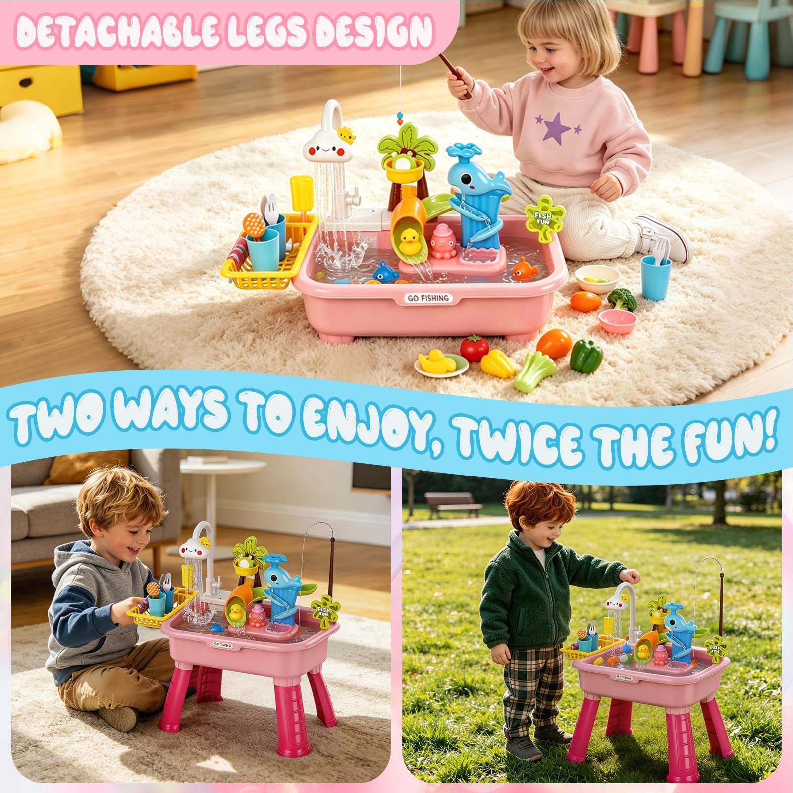 Geliştirilmiş Çocuk Su Masası  - Kids Outdoor Sensory Table incelemesi ve fiyatı
