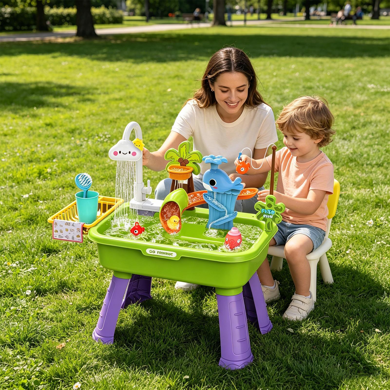 Geliştirilmiş Çocuk Su Masası  - Kids Outdoor Sensory Table incelemesi ve fiyatı