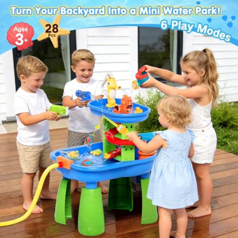 3-8 yaş arası çocuklar için aç - Kids Outdoor Sensory Table incelemesi ve fiyatı