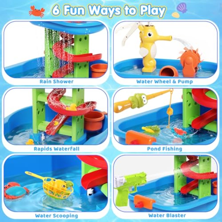 3-8 yaş arası çocuklar için aç - Kids Outdoor Sensory Table incelemesi ve fiyatı