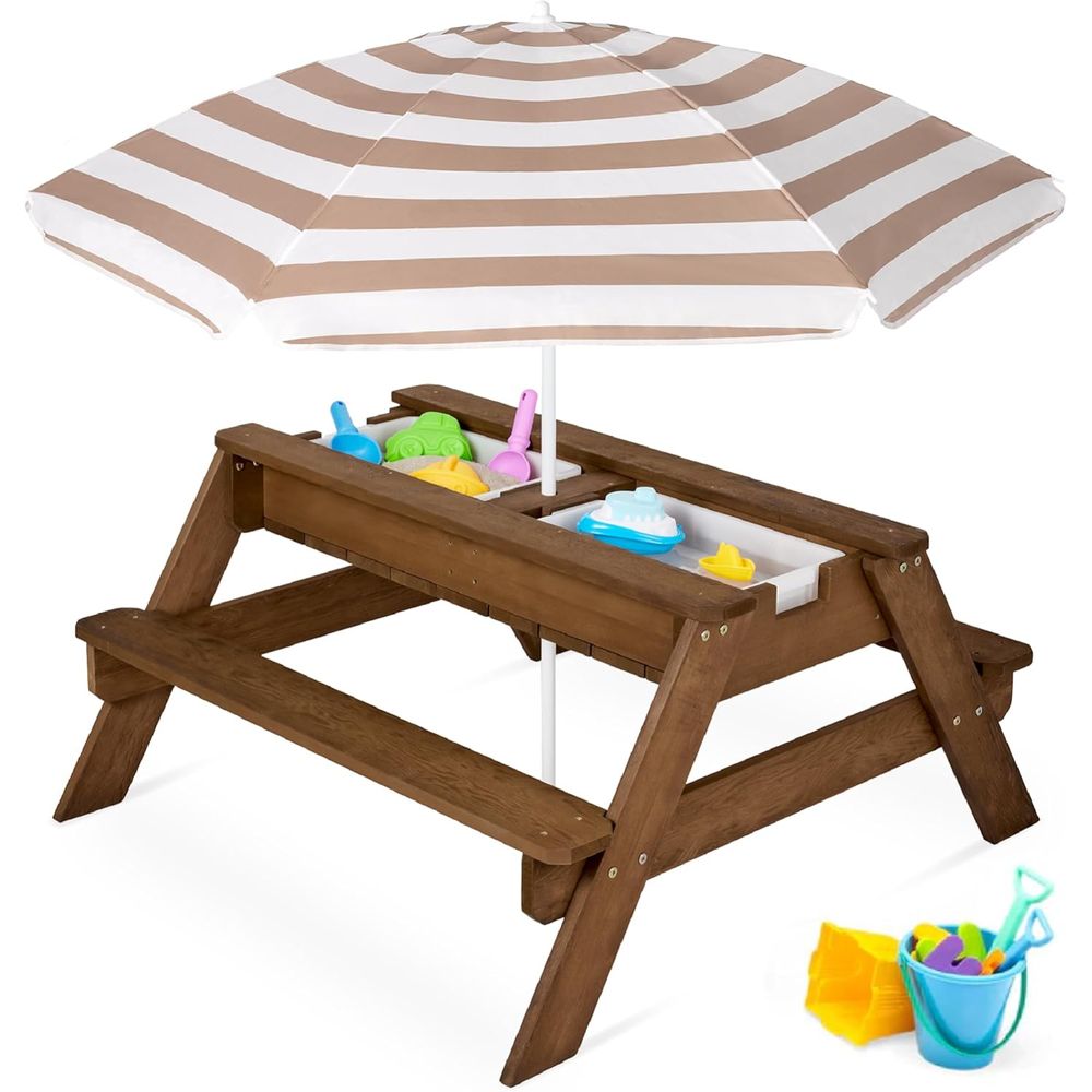 Çocuklar için Şemsiyeli Piknik - Kids Outdoor Umbrella For Table incelemesi ve fiyatı